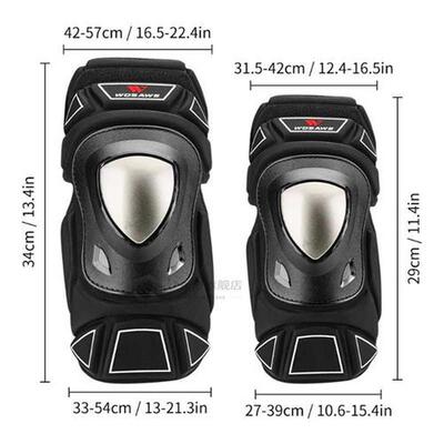 EVA Sports Elbow Knee Shin Armor Geer Guard Pads Protector f