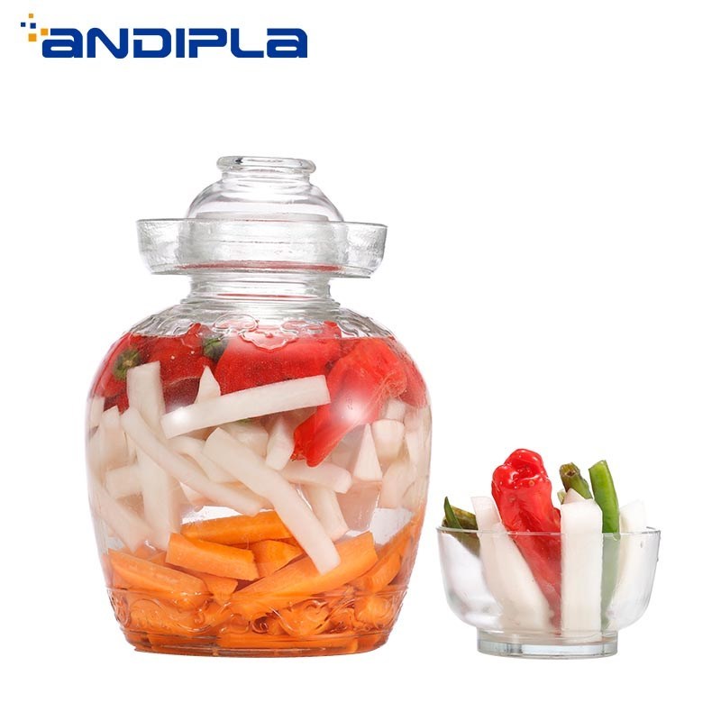 Thicken Glass Pickle Jars Night Stain Pickled Vegetables Con