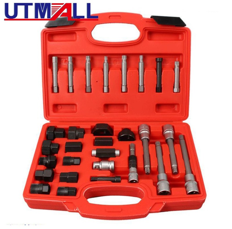 30pcs Alternator Freewheel Pulley Puller Alternators Tool Se