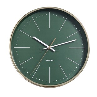Luxury Simple Nordic Glass Wall Clock Creative Silent Round