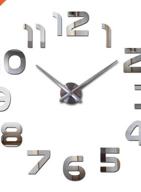 Top fashion 3d wall clock reloj de pared quartz watch modern