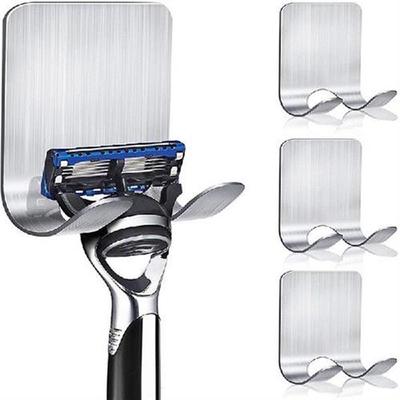 4pcs Razor Holder Storage Rack Shelf Stainless Steel Shaver