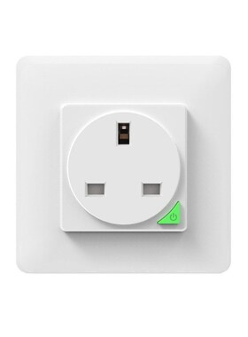 EU Plug 16A Timer Electrical Outlets WiFi Smart Wall Socket