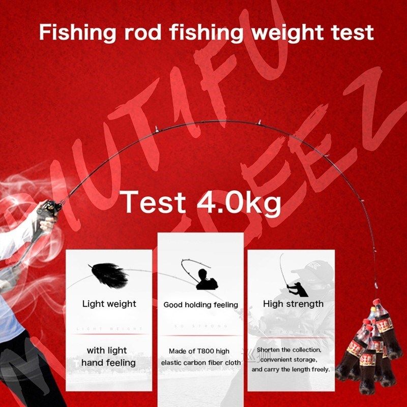 Spinning Casting Lure Fishing Rod FUJI Guide 1.8/2.1/2.4/2.7