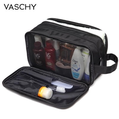 VASCHY Waterproof Toiletry Bag Men Women Travel Hanging Org