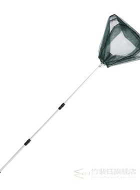 Foldable Trilateral Fishing Landing Net Brail with Telescopi
