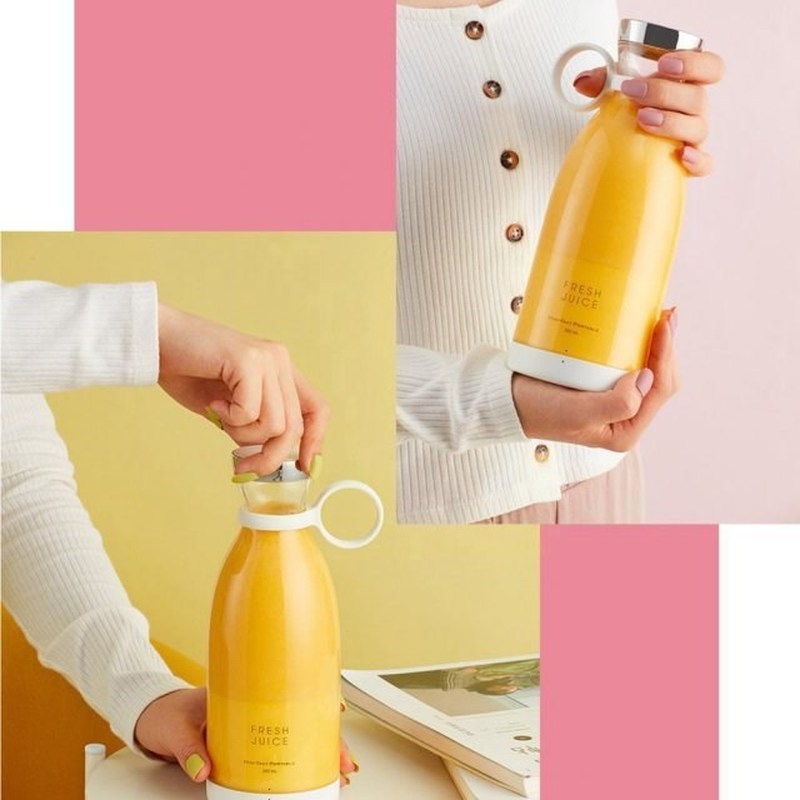 350ml Portable Blender Durable Four Blades Personal Juicer C