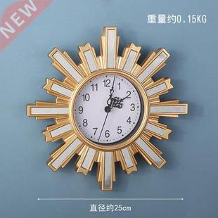 Vintage Luxury Wall Clock Art Nordic Modern Creative Wall Cl