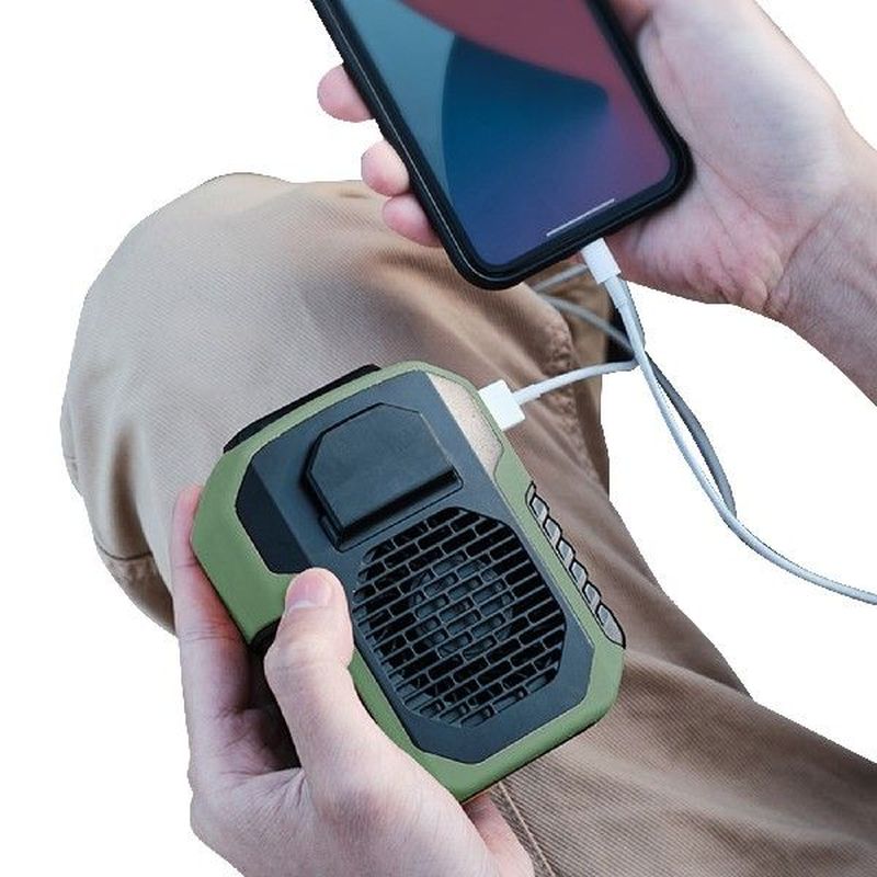Waist Fan 6000mAh Wearable Bladeless Battery Operated Fan