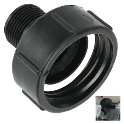 S60x6×1\ IBC Tote Drain Tank Adapter Water Tank Garden