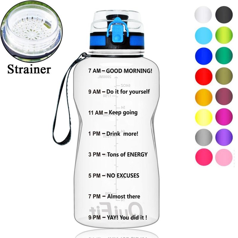 BuildLife 1.3L 2L Water Bottle For Bpa Free Tritan Outdoor S