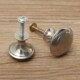 Drawe Nickel Zinc 2PCS 24mm Satin Pull Wardrobe Cabinet 28mm