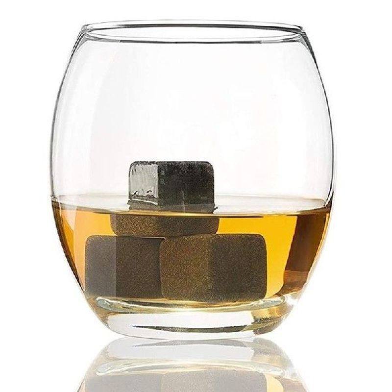 9Pcs Whiskey Stones Sipping Ice Cube Cooler Reusable Whisky