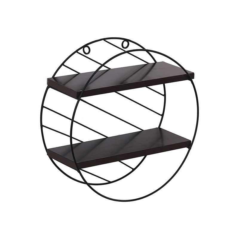 Modern and simple wall shelf, one character partition board,