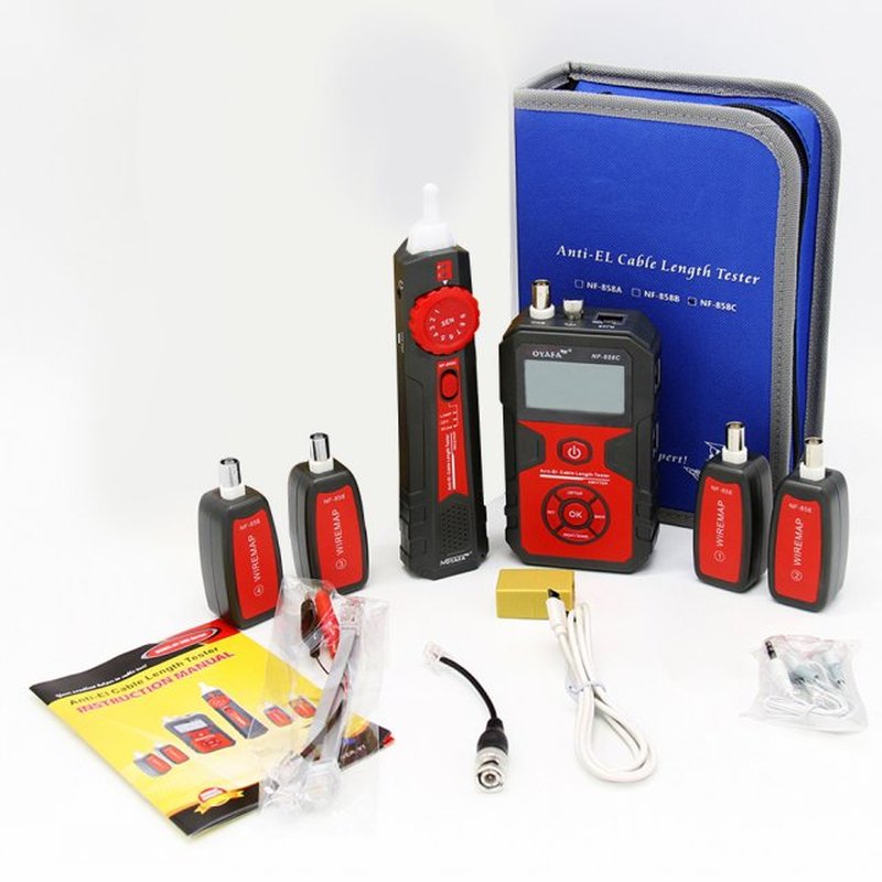 NF-858C Cable Line Locator RJ11 RJ45 BNC Portable Wire Track