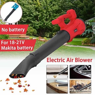 Cordless Electric Air Blower Blowing & Suction Leaf