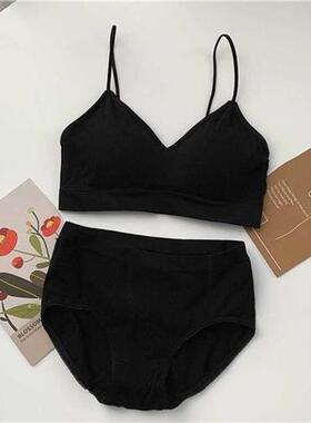 SALSPOR Seamless Sports Underwear Set Women Wireless Padded