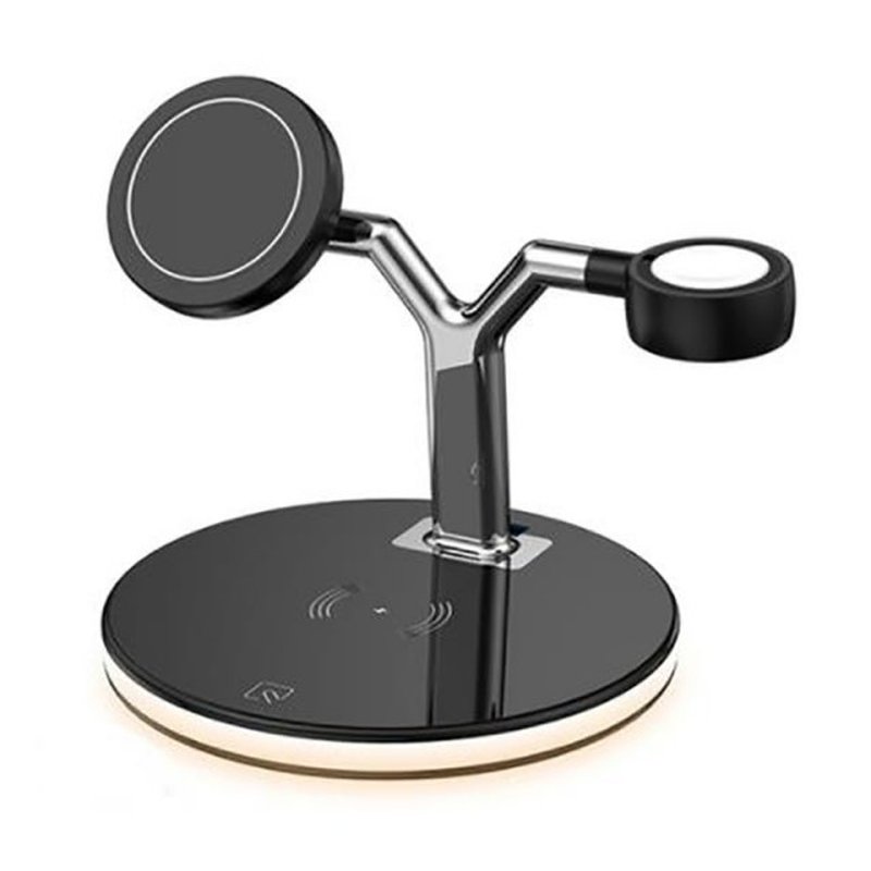 25W 3-in-1 Magnetic Wireless Charger Desktop Stand for iPhon