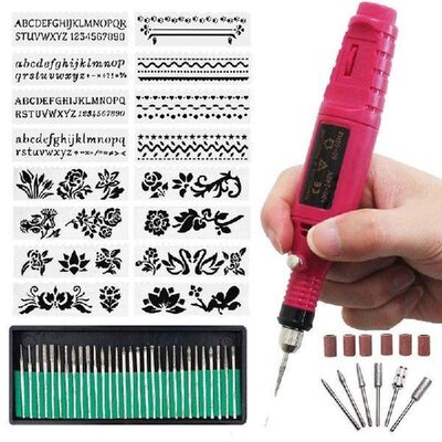 Mini Diy Engraving Tool Kit,Miniature Engraving Pen Mini