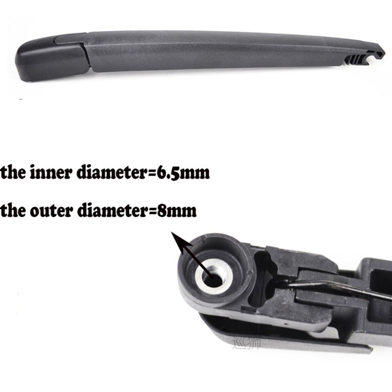 Rear Windshield Wiper Blade Arm Kit Set For Toyota Prado J12