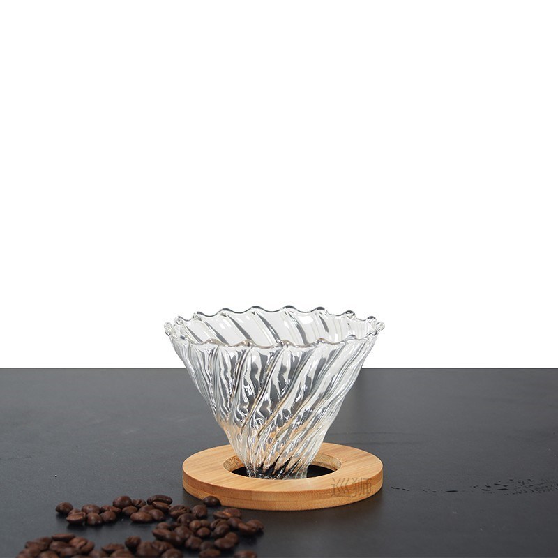 Pour Over Coffee Maker Pot and Percolators Set Glass Dripper