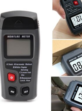 EMT01 Two Pins Digital Wood Moisture Meter 0-99.9% Wood Humi