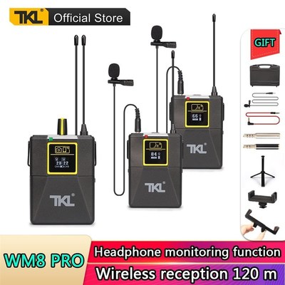 TKL 100 Channel Professional Dual Wireless Lavalier Microph