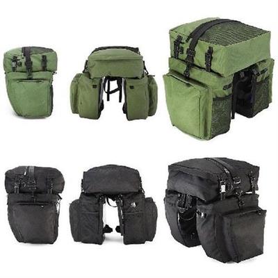 3-in-1 Bicycle Rear Pannier Pack With Side Bag Mountain