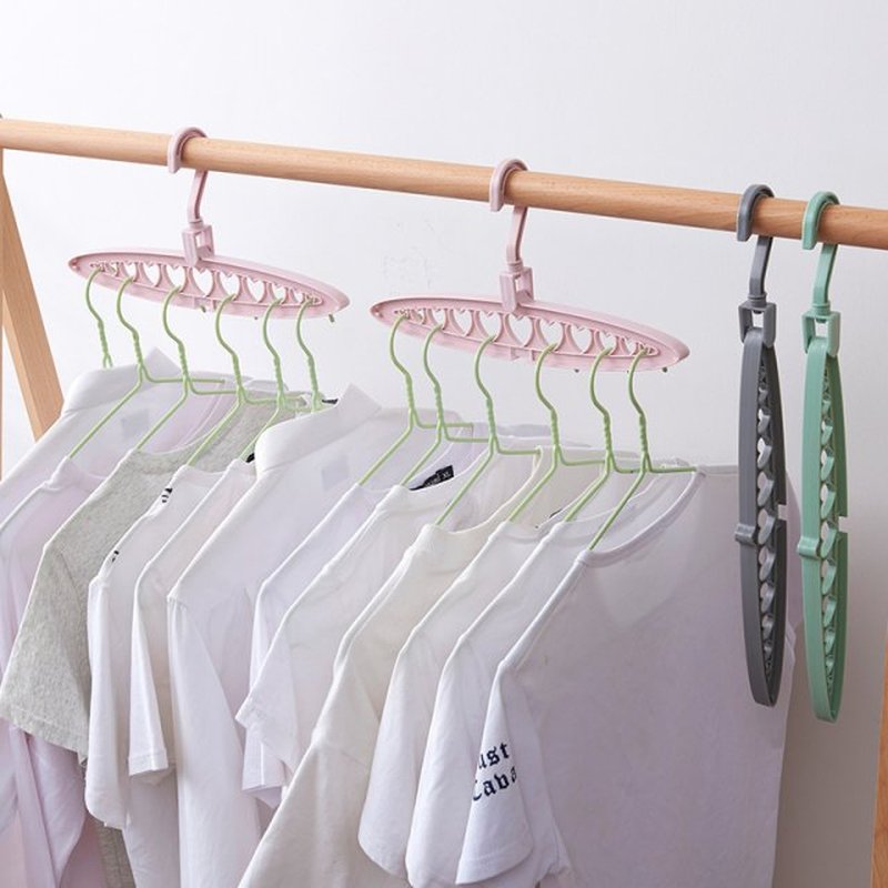 Magic Space Saving Clothes Hanger Garment Rack Novelty Rotat