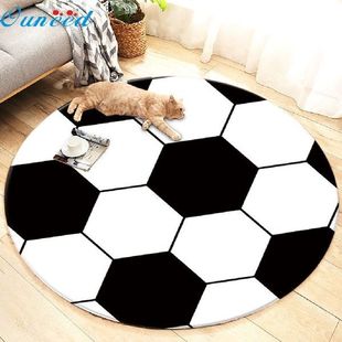 Ouneed Floor Mats Football basketball pattern Chair Cushion