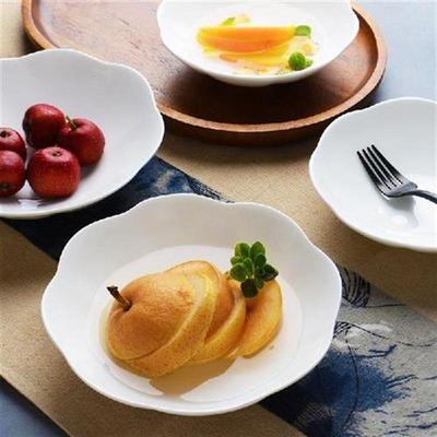 Irregular Ceramic Plates Hotel Restaurant Dessert Plate