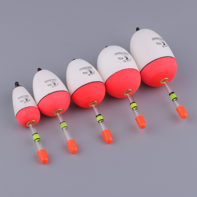 5 Pack of Luminous Fishing Bobbers EVA Foam Float  Fishing