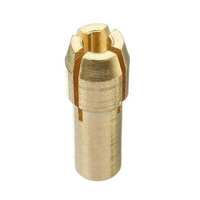 6pcs Brass Drill Chucks 1.0/1.6/2.0/2.4/3.0/3.2mm with 8x0.7