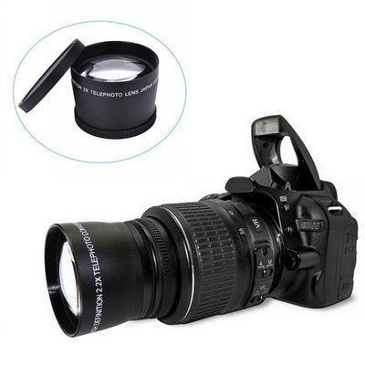 58mm2.0X Professional Telephoto Lens Cleaning Cloth For Cano