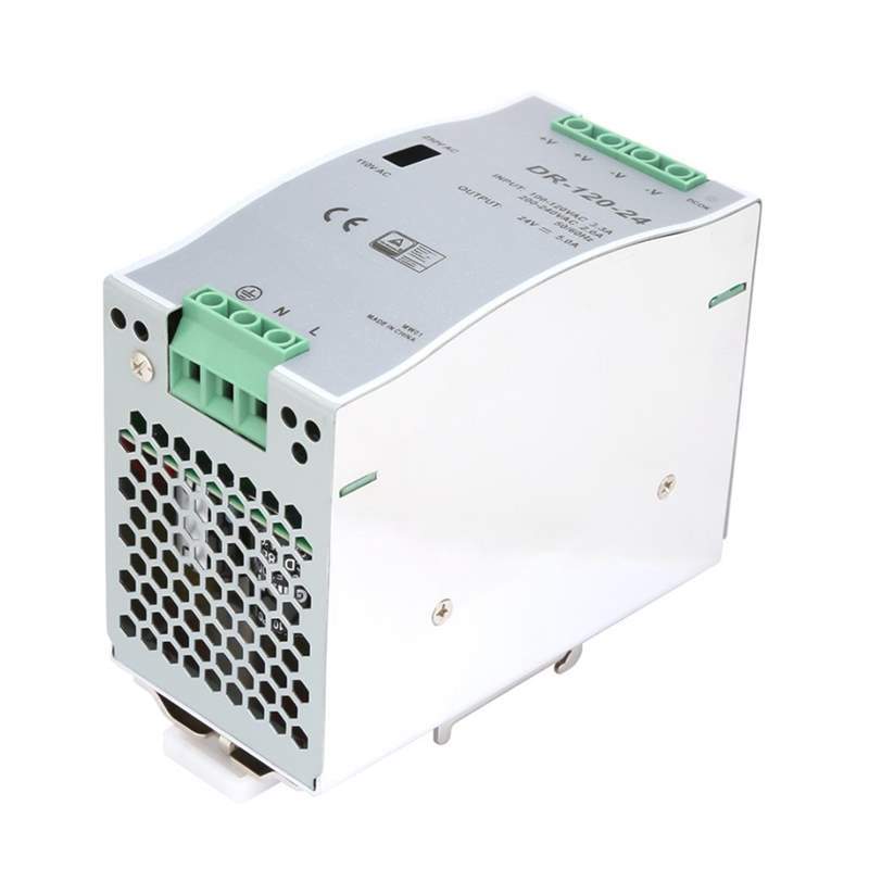 AC/DC Power Source Pulse Width Modulation 100~240V 24V 5A 12