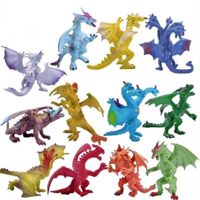 Children's Simulation Toy Flying Dragon Model PVC Hi