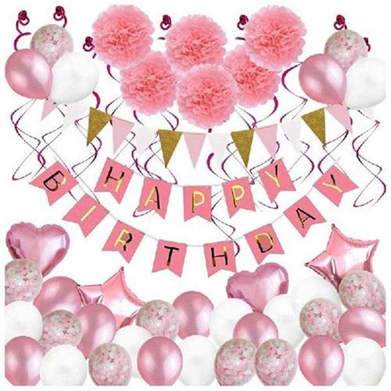 Birthday Decorations, 79 Pcs Balloons Party Decoration for