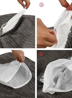 Large Lazy BeanBag Sofas Cover NO Filler Winter Warm Corduro