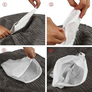 Large Lazy BeanBag Sofas Cover NO Filler Winter Warm Corduro