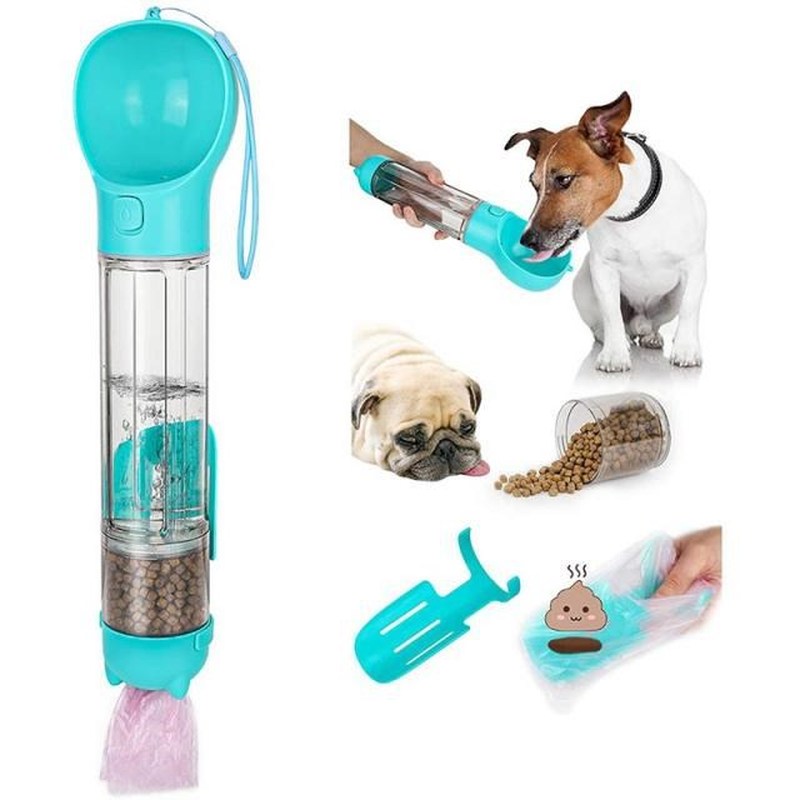 Outdoor Pet Dog Water Bottle Food Feeding For Small Large Do
