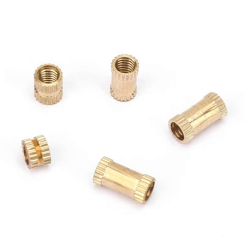 450Pcs Molded-in Insert Embedded Nut Knurled Brass Nut Faste