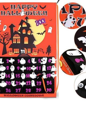 Halloween Advent Calendar For Kids 31 Days Countdown With