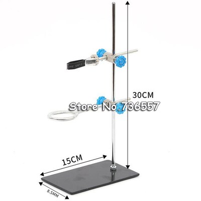 Metal Mini Lab Bracket Retort Support Stand  Clamp Flask Alc