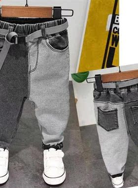 Autumn Spring Baby Boys Jeans Pants Kids Clothes Cotton Casu