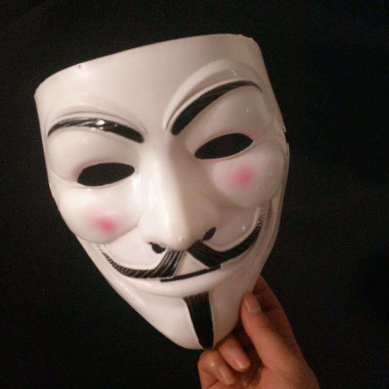Halloween Masks V for Vendetta Mask Guy Fawkes Anonymous Fan