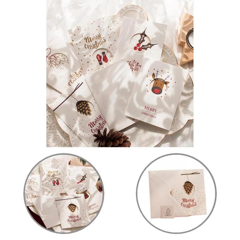 5 Styles 1Set Convenient Greeting Card Add Atmospheres