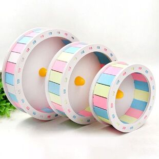 Toy Exercise Hamster Mute Flying Saucer Wheels Golden Bear