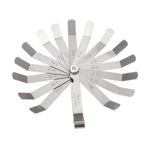 1pc Metric 16 Blades Feeler Gauge Measuring Tools 0.05-1.00m