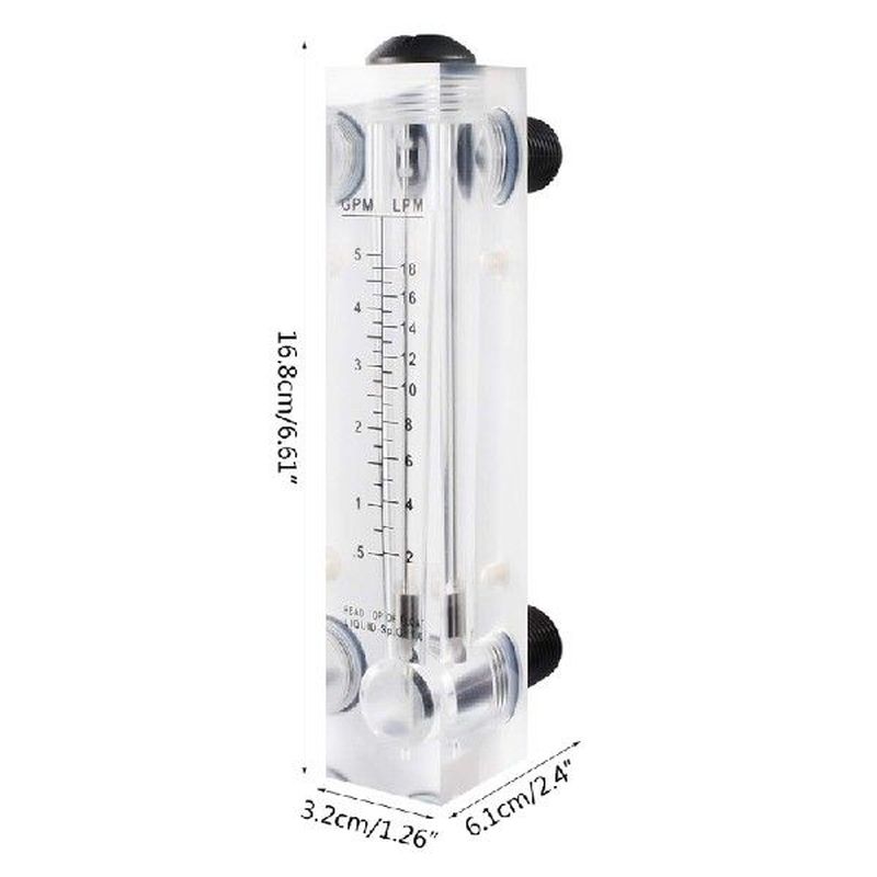 Multicolor Acrylic 3M-15 0.5-5GPM 2-18LPM Oxygen Air Gas