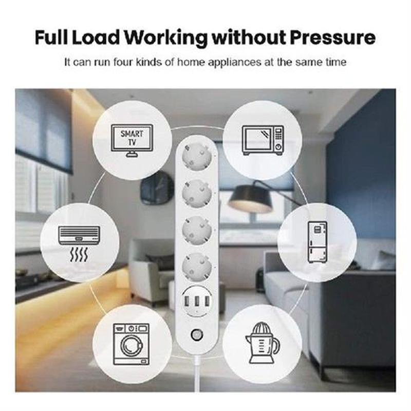 Smart Power Strip Extension Socket Remote Control Smart